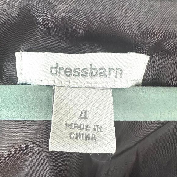 DRESSBARN Y2K Brown Multi Floral Sleeveless Tie Back Mini Dress Womens 4 Fairy - Picture 4 of 5